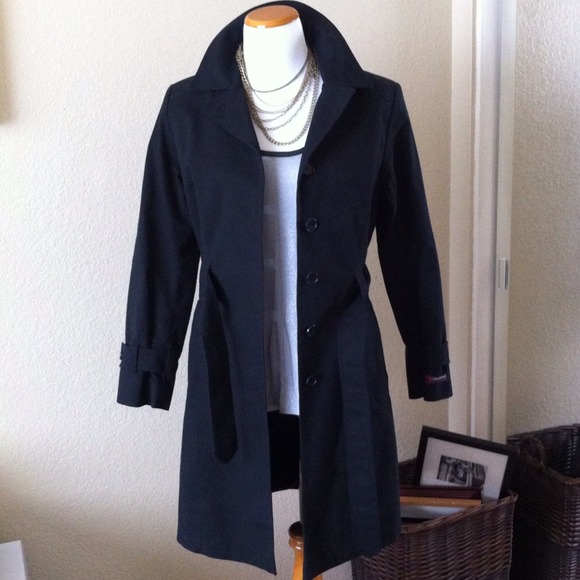 Black trench coat