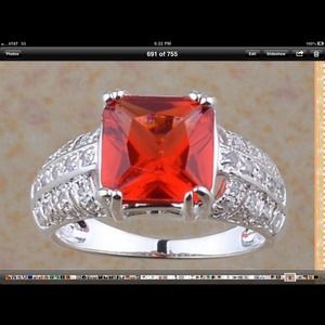 Garnet ring