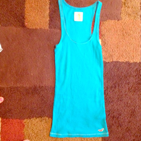 Blue Hollister tank top