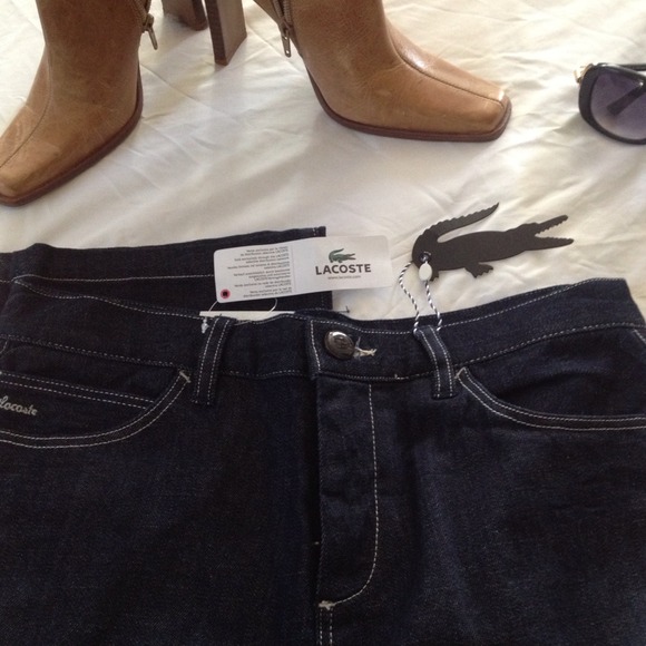 *Not available-found damage*Auth Lacoste jeans s28 - Picture 2 of 4