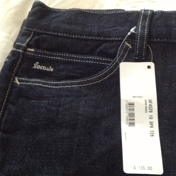 *Not available-found damage*Auth Lacoste jeans s28 - Picture 3 of 4