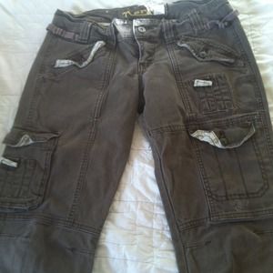 Chocolate colored cargo pants