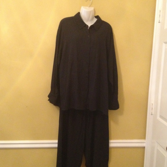 2 PC Blk Cotton Set