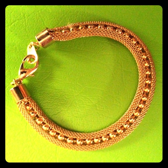 Vintage Gold Mesh Bracelet - REDUCED