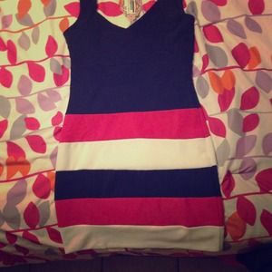 NWT sexy bandage dress. Pink, white and black!