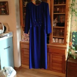 Almost new blue formal size 16
