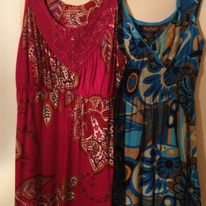 Cute summer dresses two for one . Never worn