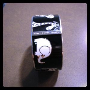 MARC BY MAR JACOBS black, white & silver bracelet