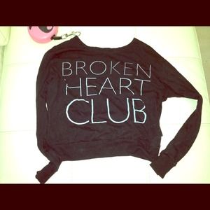 Broken heart long sleeve tee