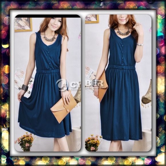 Blue summer sundress