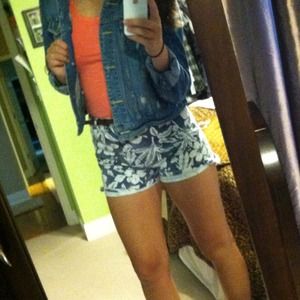 High waisted Hawaiian shirts