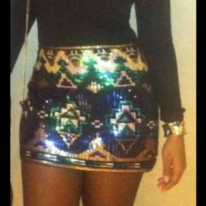 Sequin Skirt