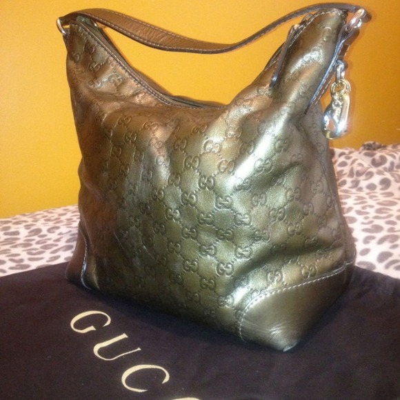 🚫SOLD 🚫$AUTHENTIC$ GUCCI Bronze handbag