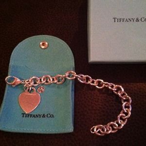Tiffany & Co. Heart Tag Charm Bracelet