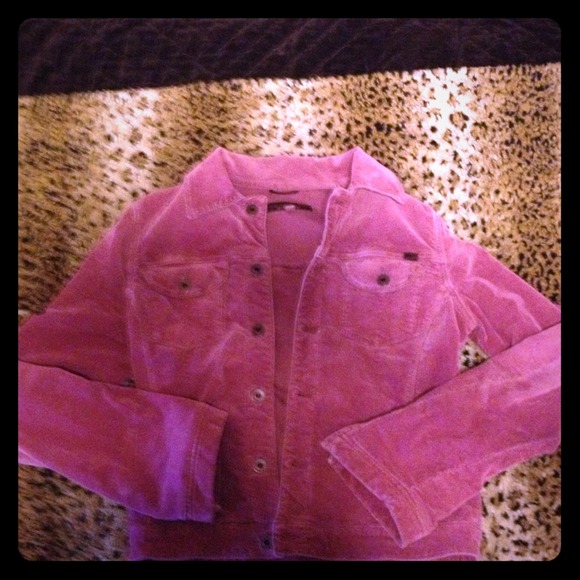 Pink corduroy jacket