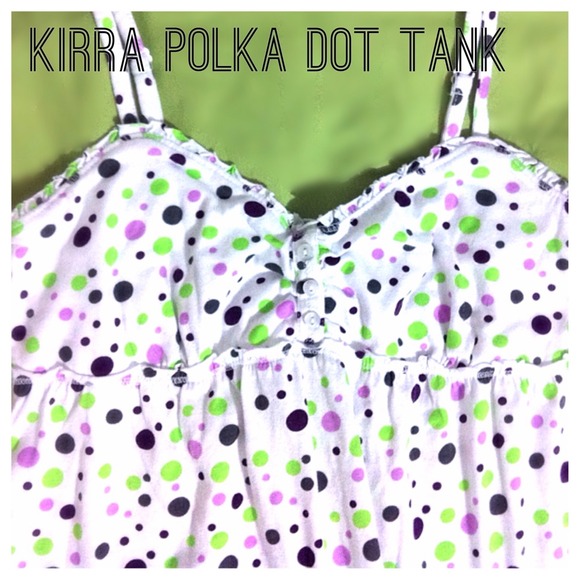 Fun polka dot tank top - Picture 1 of 2