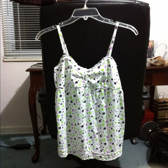 Fun polka dot tank top - Picture 2 of 2