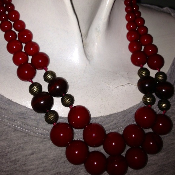 Vintage double strand necklace