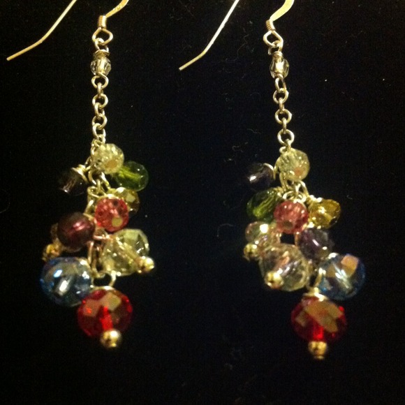 authentic Swarovski crystal earrings - Picture 2 of 2