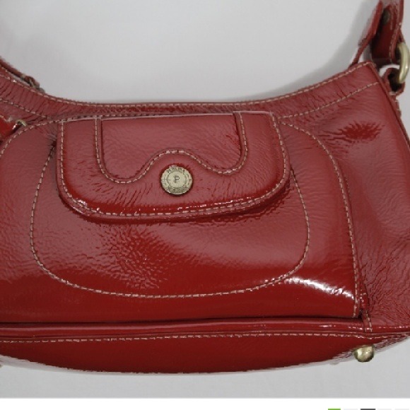 Perlina Red leather purse. NWT Gorgeous!