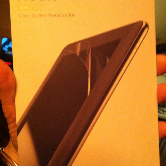 Nook Color Clear Screen Protector Kit. - Picture 3 of 3