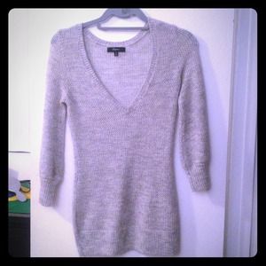 Express sweater - gray. 30% wool.