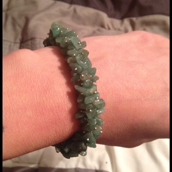 Crystal cluster bracelet
