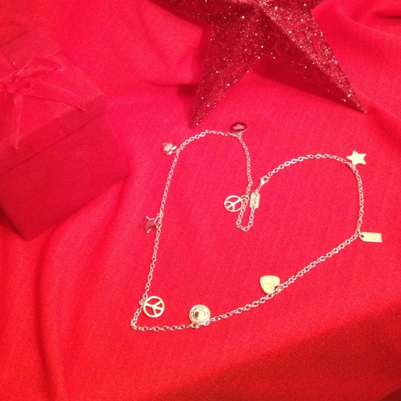 Coach Silver Charm Necklace