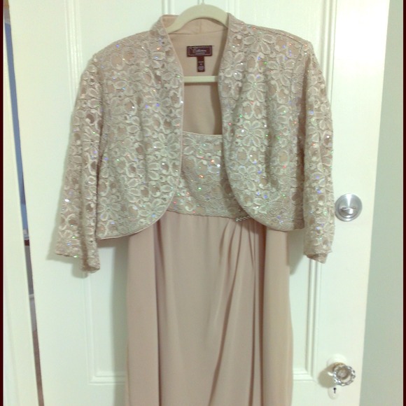 *HOLD* Neutral-colored Cocktail Dress