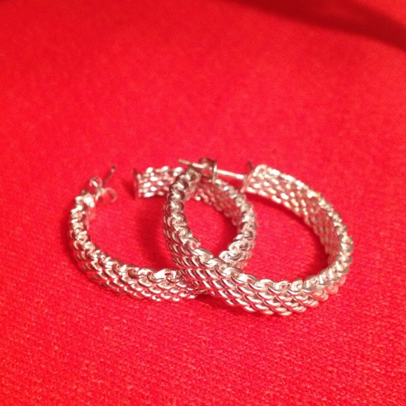 Tiffany & Co. Braided Hoop Earrings