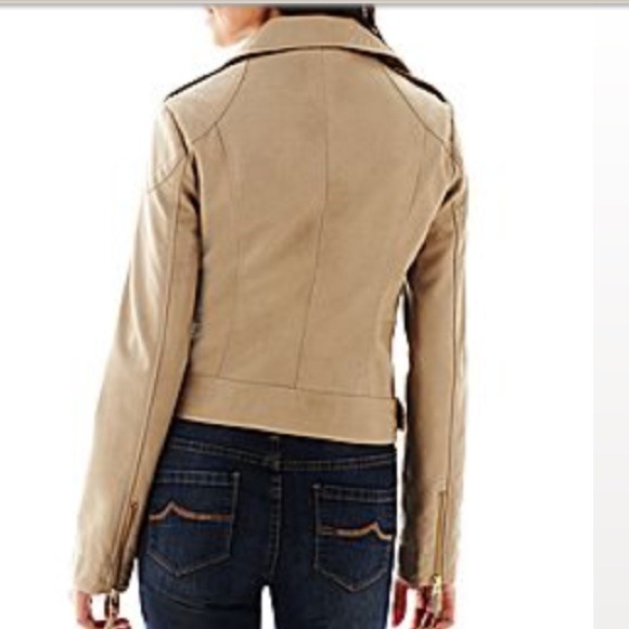 Coffee Shop Faux Leather Moto Jacket - Picture 2 of 2