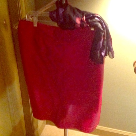 XXX SOLD - LOFT Leather Skirt
