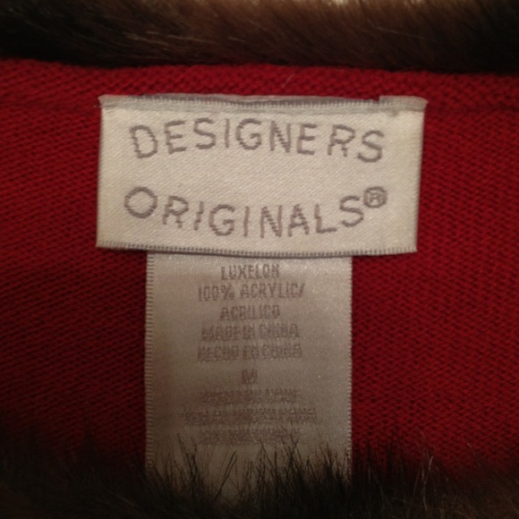 Designers Originals red sweater - Picture 2 of 3
