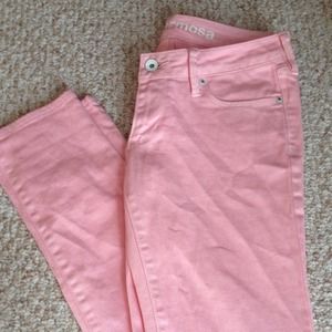 Pac Sun Bullhead light pink skinny jeans