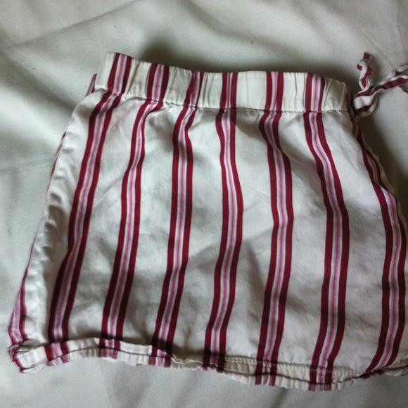 Victoria Secret Silk stripe shorts