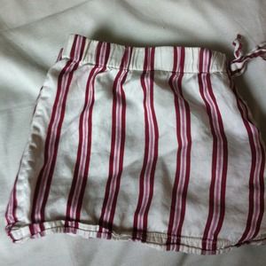 Victoria Secret Silk stripe shorts