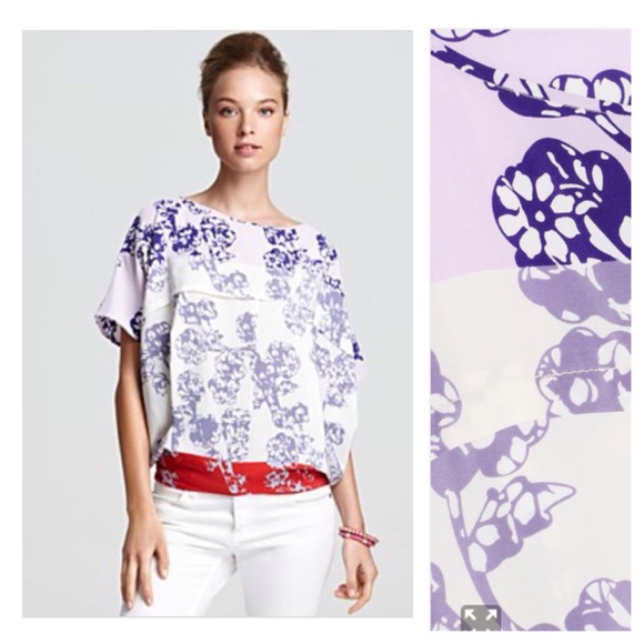 DIANE VON FURSTENBERG LANDY TOP - Picture 1 of 4