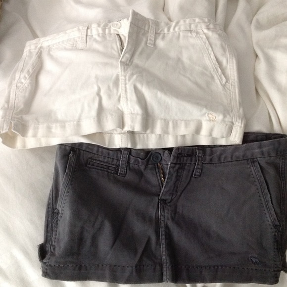 Grey or white skirt