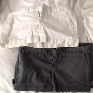 Grey or white skirt