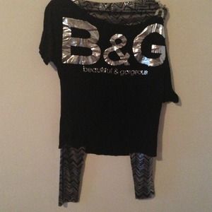 Bundled Leggings and Matching Top