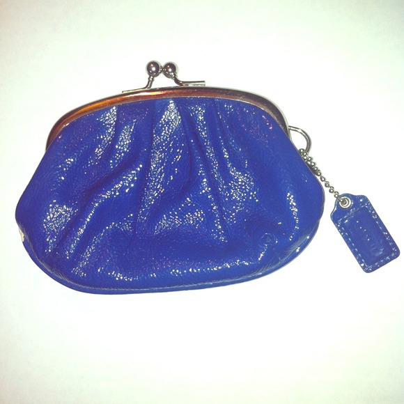 Blue Coach Coin Purse