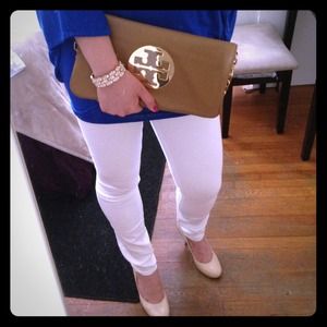 Perfect classic white madewell jeans