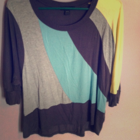 Abstract winged blouse