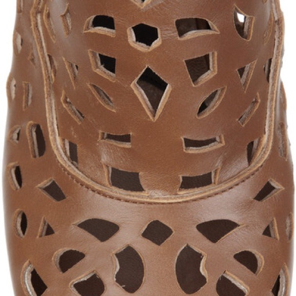 New Marni Lasercut Brown Leather Booties Size 38 - Picture 3 of 3