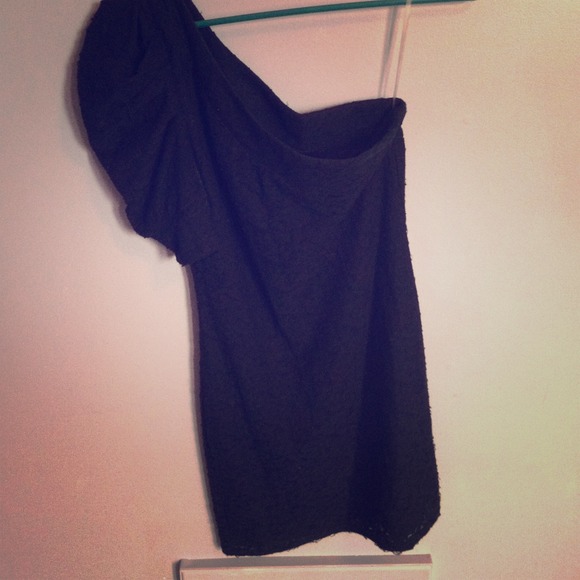 One shoulder cocktail dress!