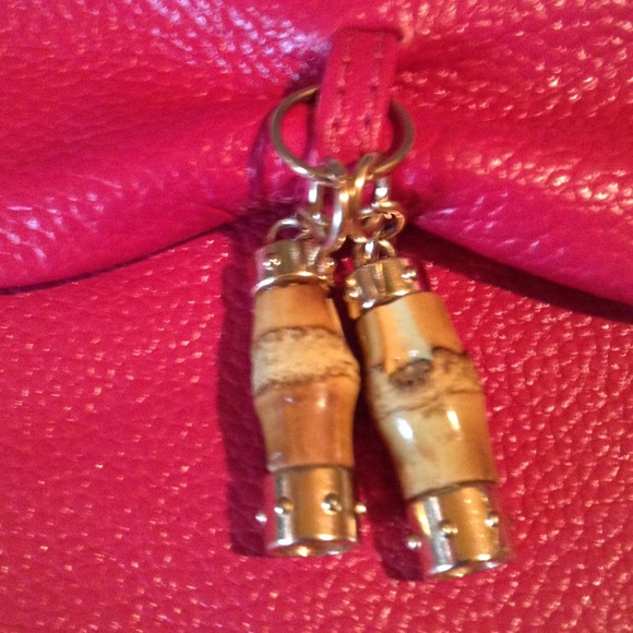 NWOT B. Lush Raspberry Leather Wristlet - Picture 4 of 4