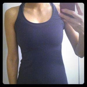 Lululemon size 6 grey racer back tank