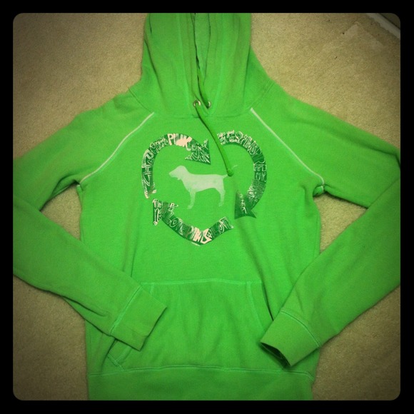 Lime green Victoria secret hoodie