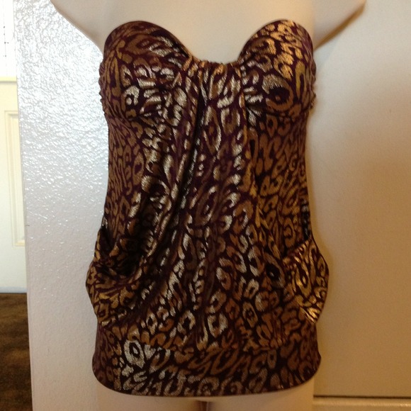 "Sold" Strapless Top