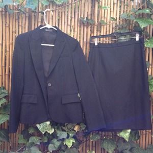 Black Theory suit with pencil skirt